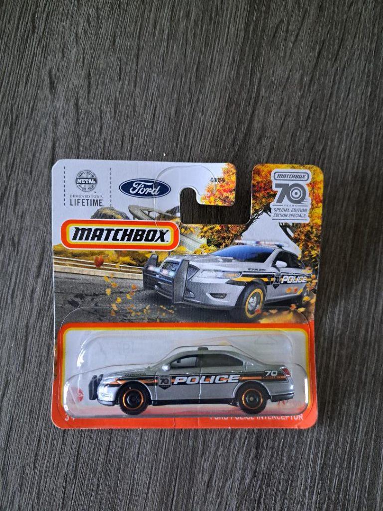 Ford police interceptor Matchbox 70 special edition 20/100, Ophalen, Nieuw