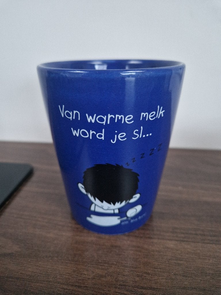 Melkbeker uit de serie BLUE BAND, Huis en Inrichting, Keuken | Servies, Overige merken, Ophalen of Verzenden, Zo goed als nieuw