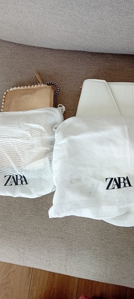 Tassen Zara tasjes tas handtas, Ophalen, Nieuw, Wit, Handtas