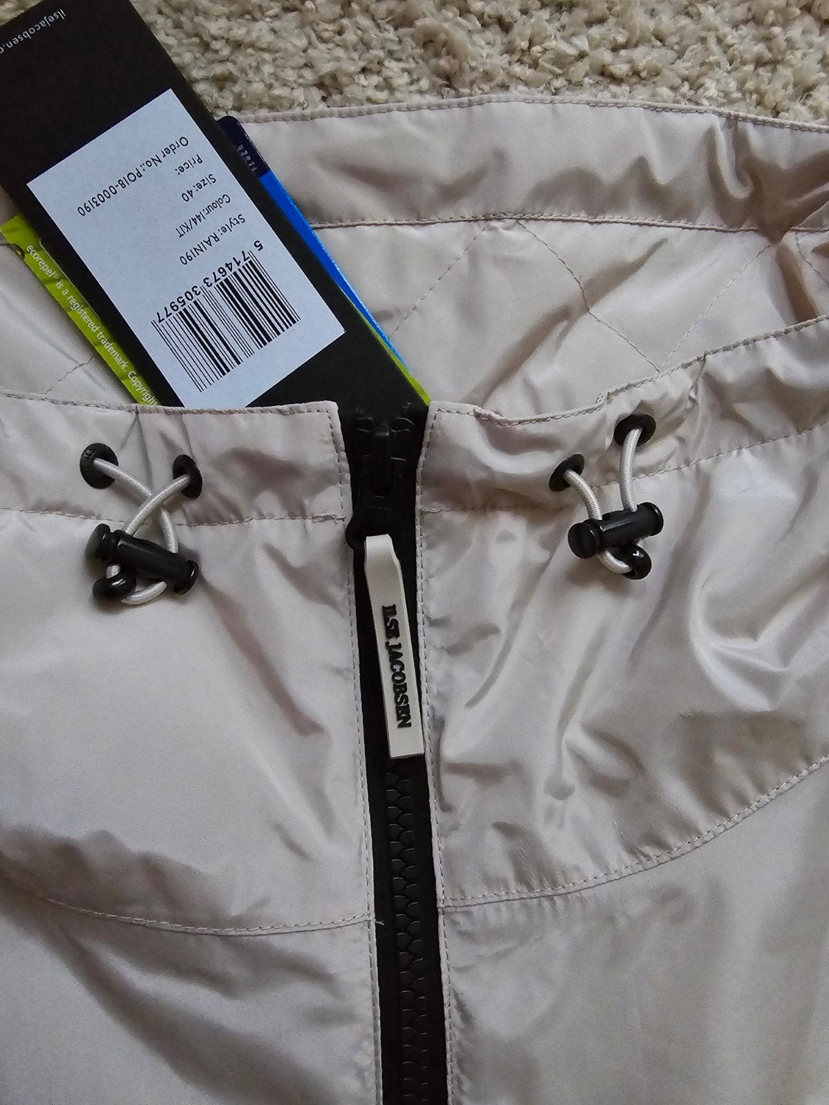 Ilse Jacobsen zomer jas - maat 40 / L - nieuw met kaartjes!, Kleding | Dames, Jassen | Zomer, Maat 38/40 (M), Beige, Nieuw, Ophalen of Verzenden