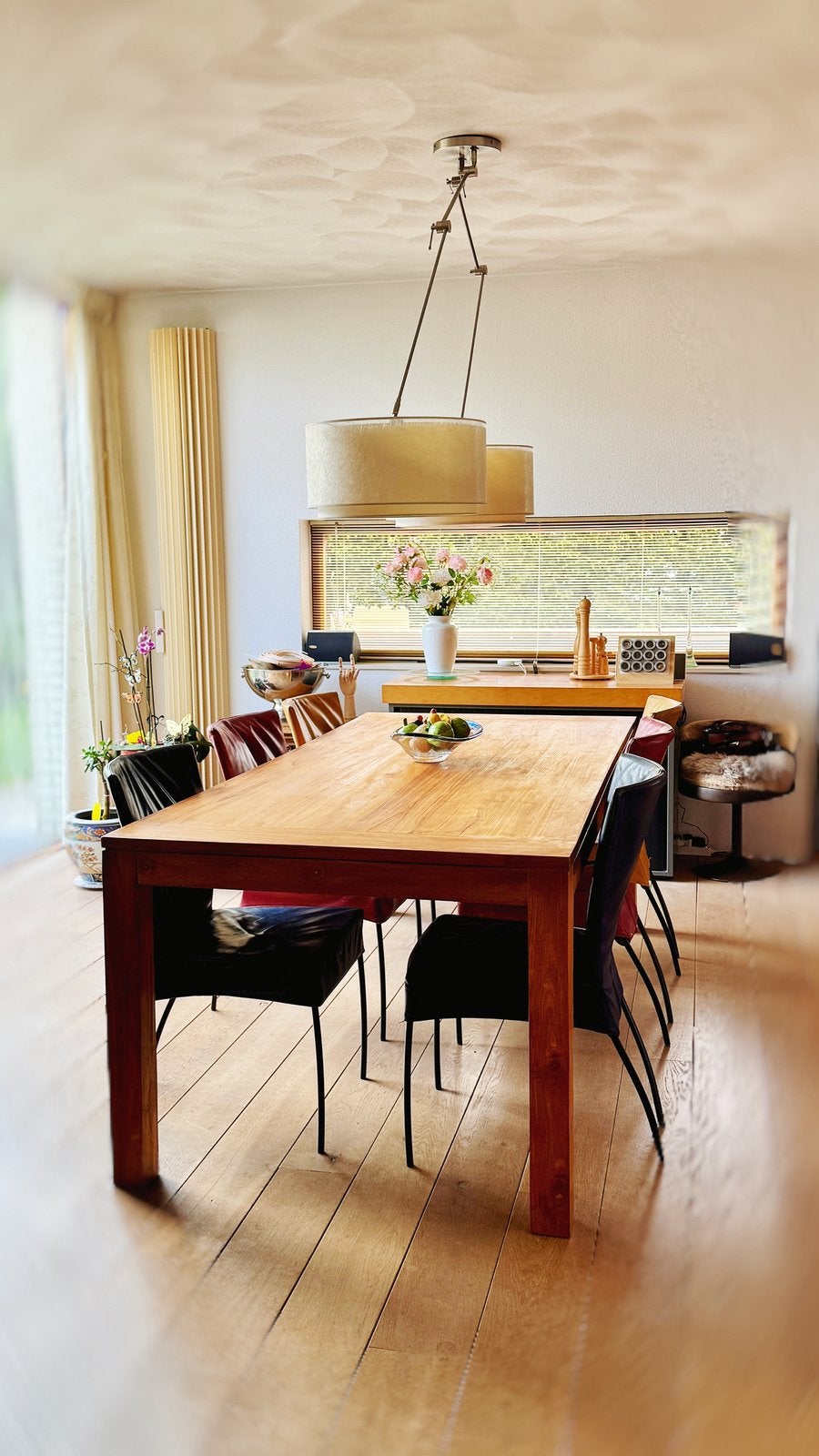 4+2 gratis stoelen van Montis model Spica, Ophalen, Gebruikt, Twee, Blauw