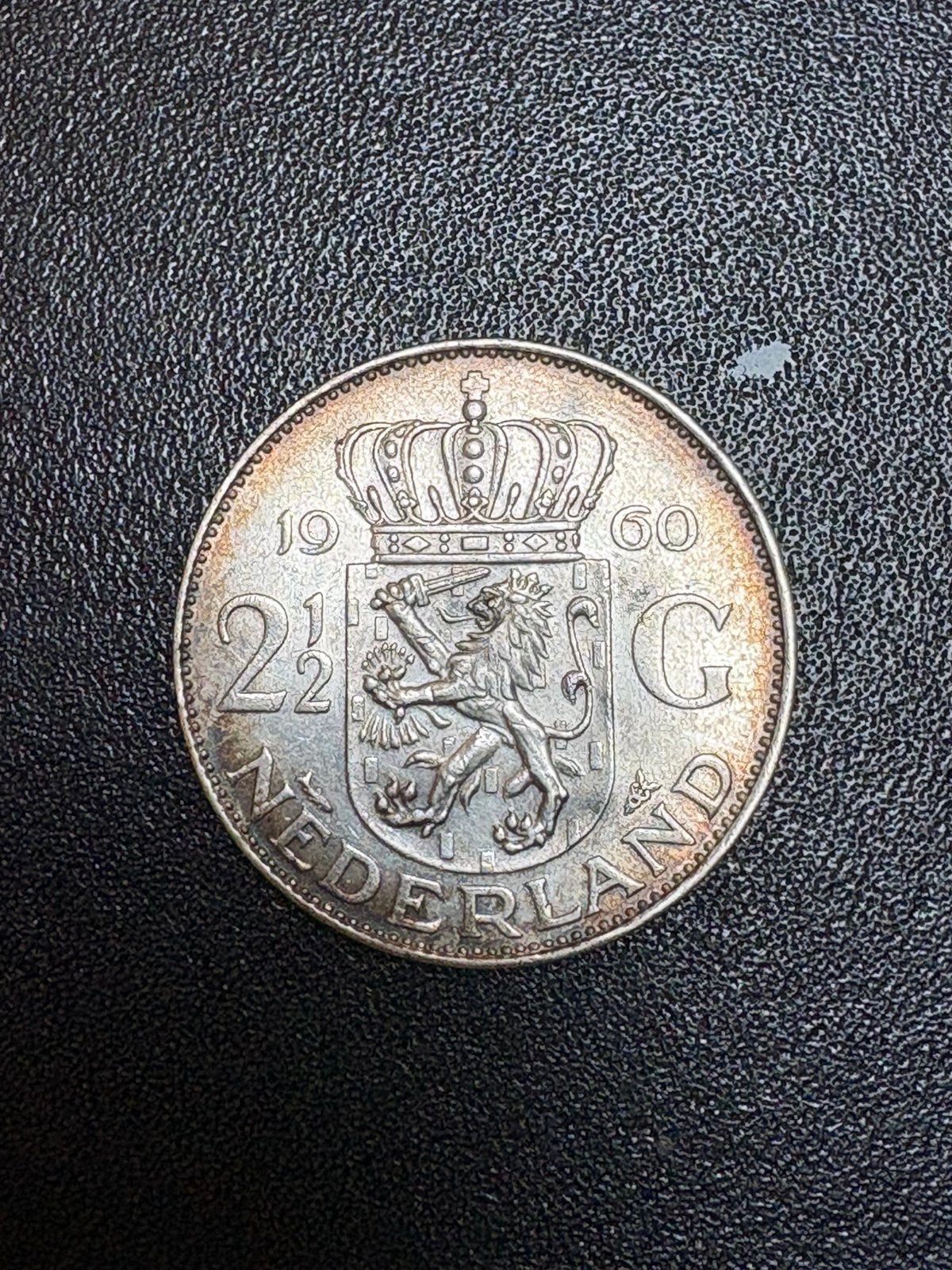Zilveren rijksdaalder Juliana 1960, Ophalen, Koningin Juliana, 2½ gulden
