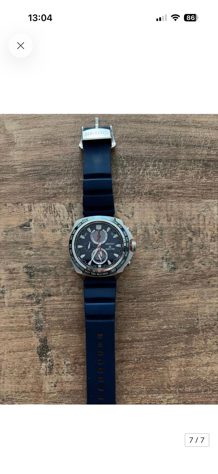 Seiko prospex solar, Ophalen of Verzenden, Zo goed als nieuw, Staal, Seiko