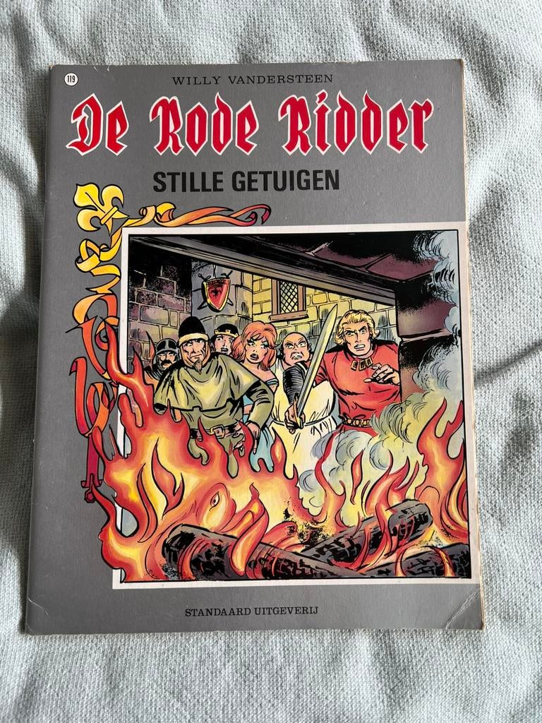 De Rode Ridder. 119. Stille getuigen, Eén stripboek, Ophalen of Verzenden, Gelezen, Willy Vandersteen