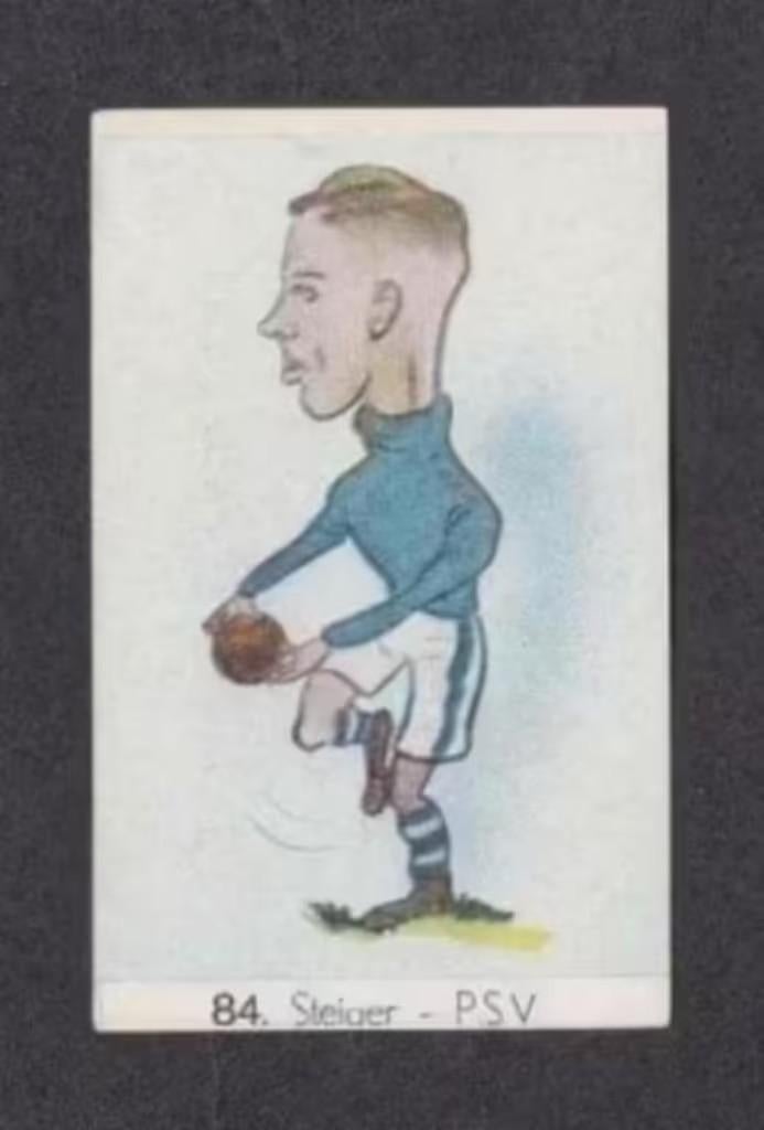 Voetbalplaatje Steiger Keeper PSV Eindhoven 1949 (84)., Ophalen of Verzenden, Zo goed als nieuw
