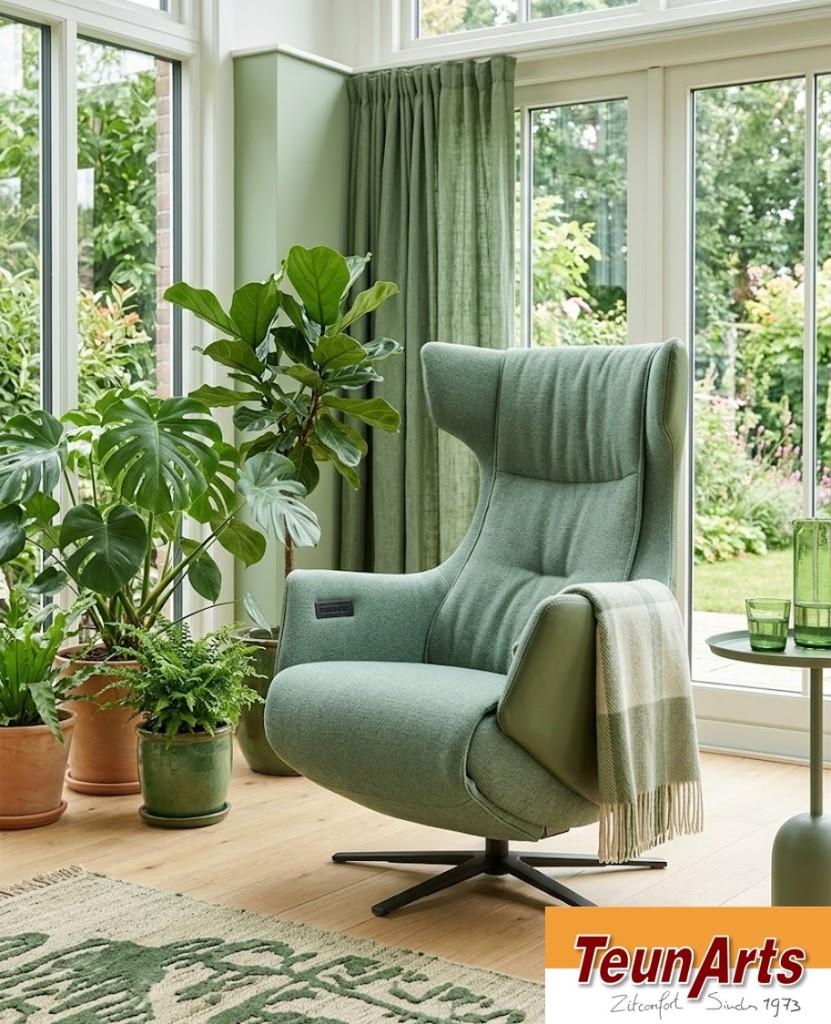 Teun Arts  -  Ruim 50 jaar - Ruim 350 relax & sta-op stoelen, Nieuw, 75 tot 100 cm, Ophalen of Verzenden, Leer