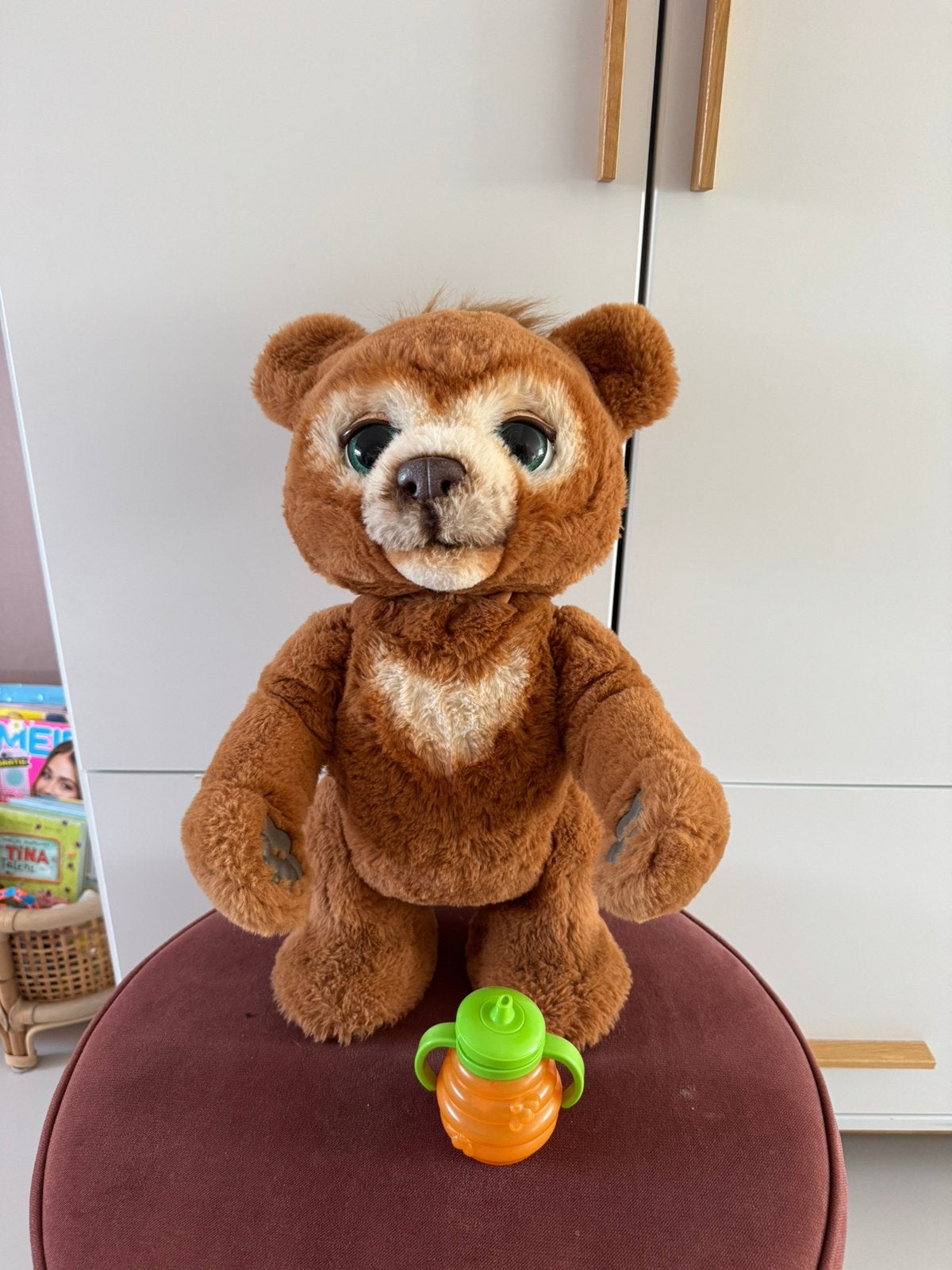 FurReal Friends teddybeer incl accessoire, Ophalen of Verzenden, Zo goed als nieuw, Beer