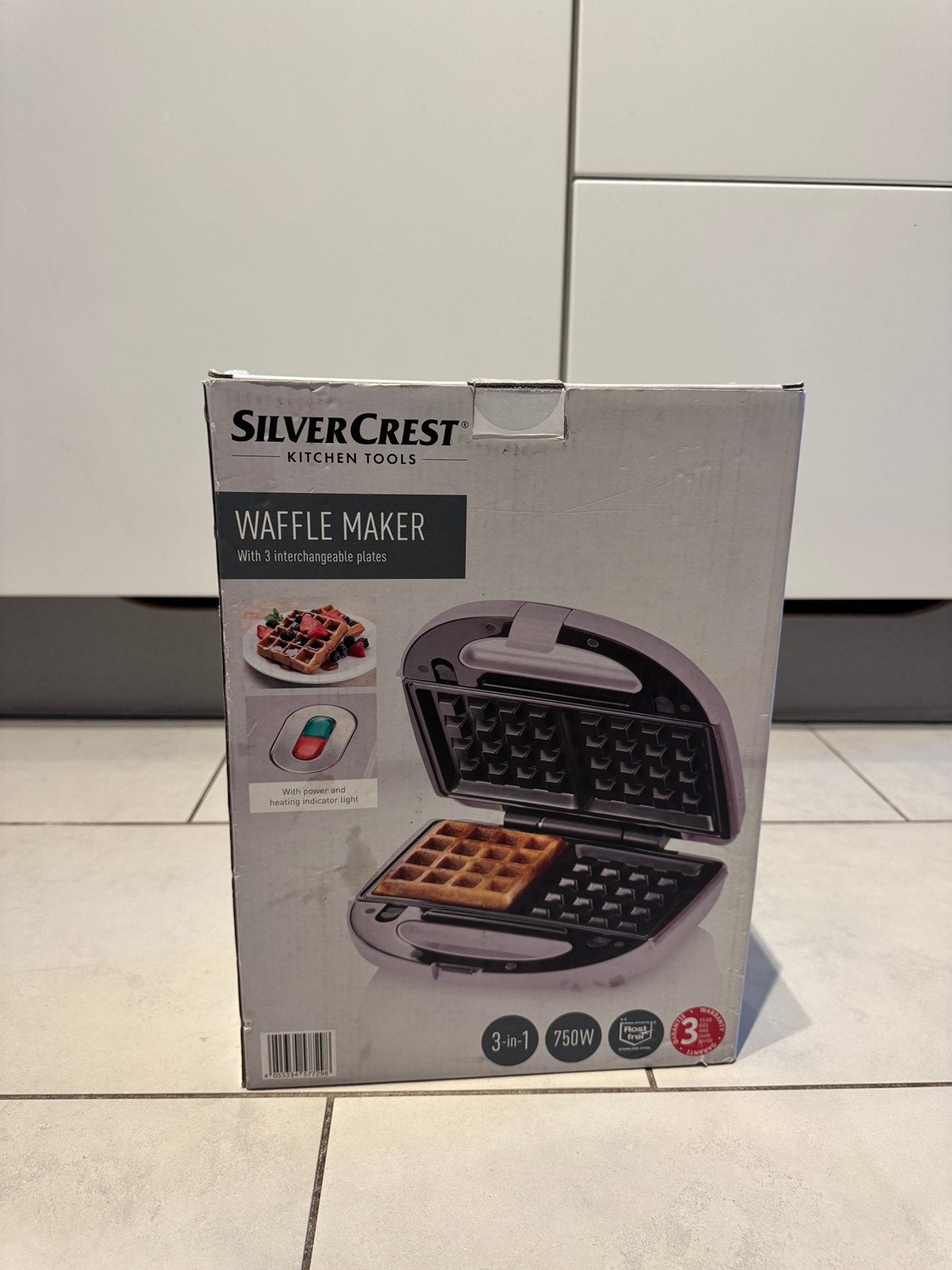 Wafel ijzer nieuw in doos, Ophalen, Uitneembare platen, Nieuw