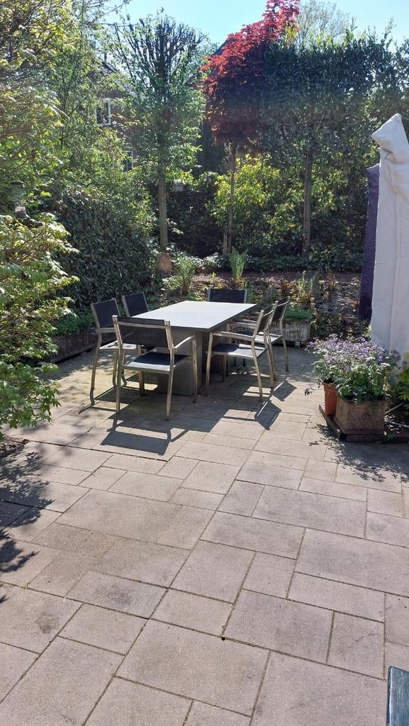 Tuinset 180 x 90 x 72, Ophalen, Overige materialen, Gebruikt, 6 zitplaatsen