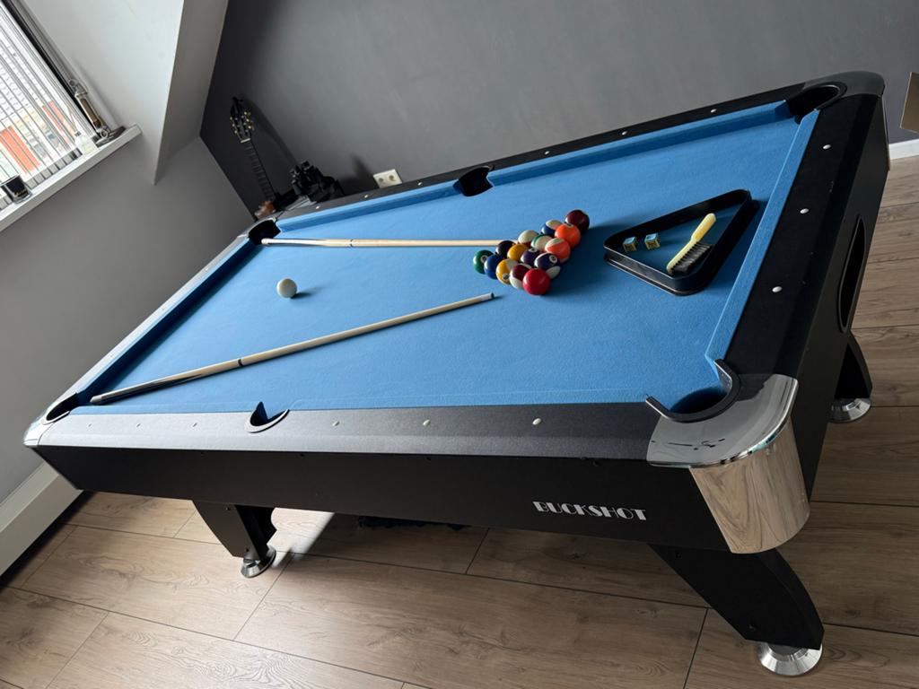 Buckshot Pooltafel 7ft - Zo goed als nieuw, Ophalen, Zo goed als nieuw, Pooltafel