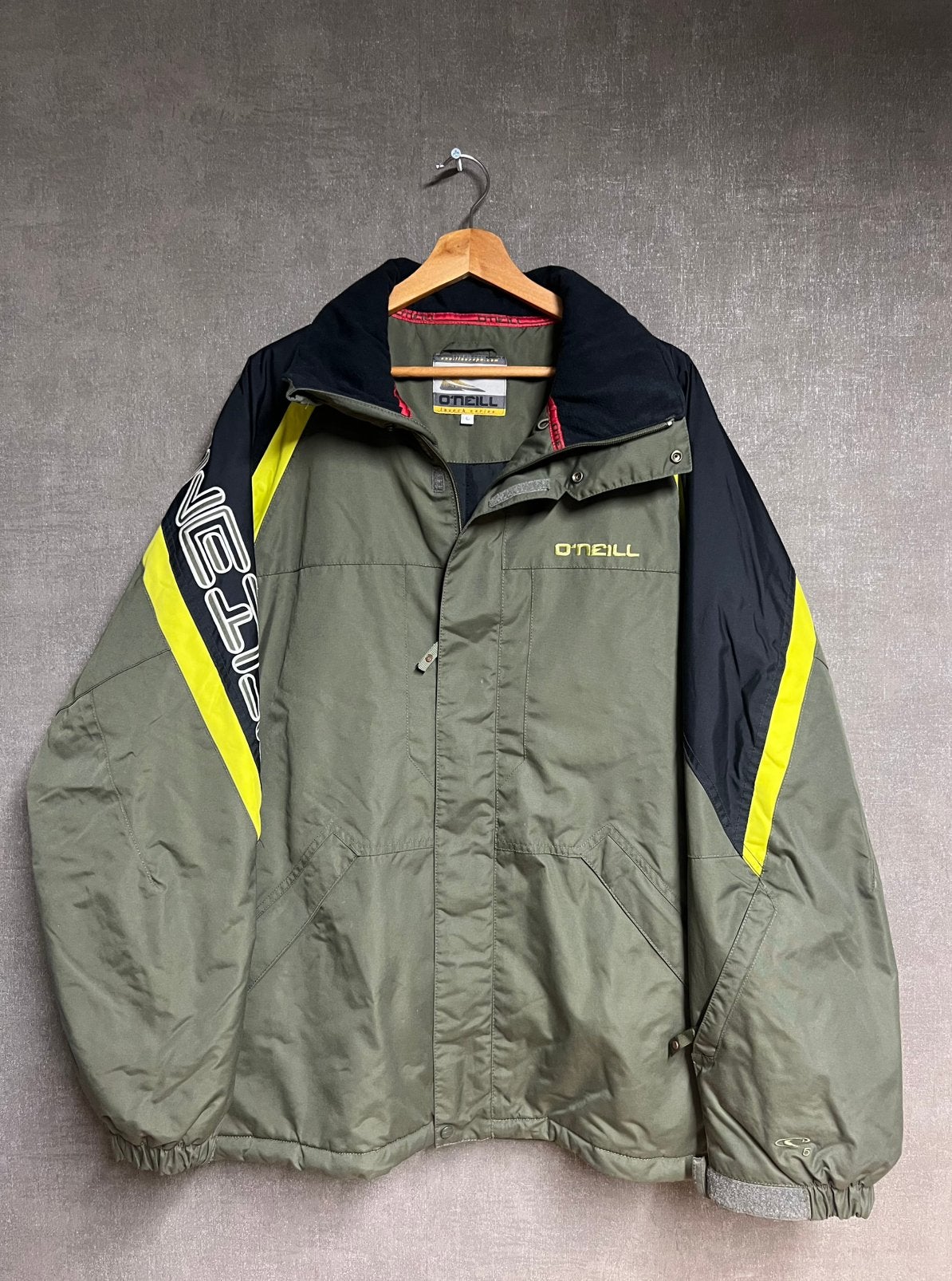 Vintage O'Neill ski-jas snowboardjas maat L retro gorpcore5k, Ophalen of Verzenden, Gedragen, Maat 52/54 (L), Overige kleuren