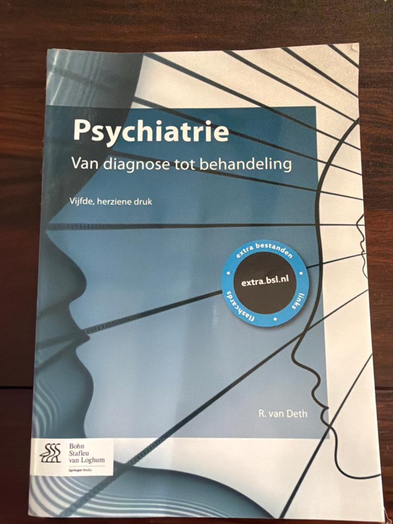 Psychiatrie: Van diagnose tot behandeling (5e druk), Ophalen of Verzenden, Gamma, Zo goed als nieuw, HBO