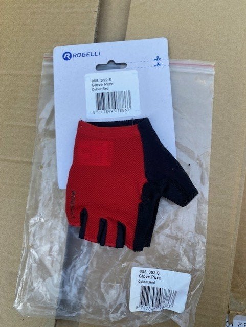 Fietshandschoenen rogelli pure rood Nieuw! S, S, Heren, Nieuw, Ophalen of Verzenden