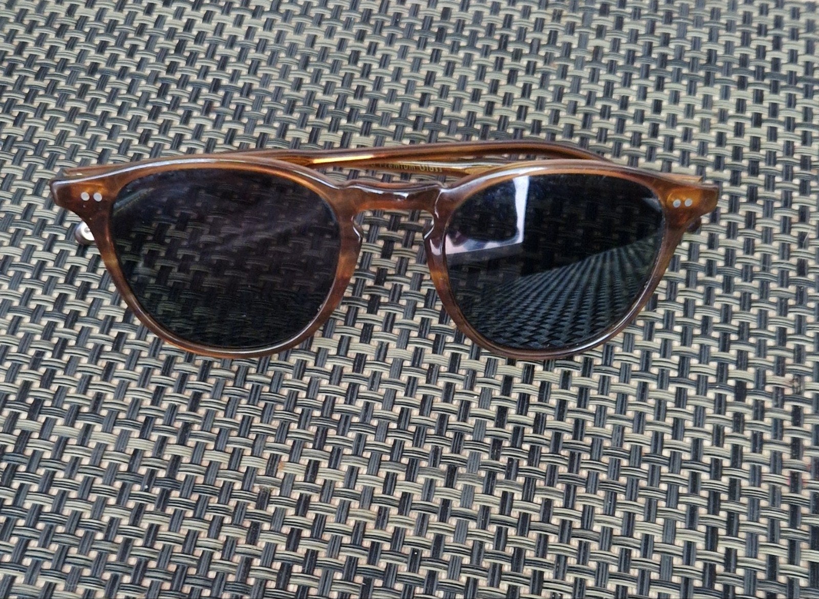 Garrett Leight California, Zonnebril, Bruin, Zo goed als nieuw, Ophalen