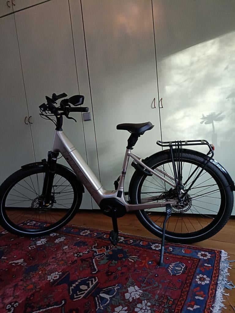 Trek District+5 Lowstep, e-bike, Automaat, Nieuwstaat, 443km, 47 tot 51 cm, Ophalen of Verzenden, Zo goed als nieuw, Overige merken