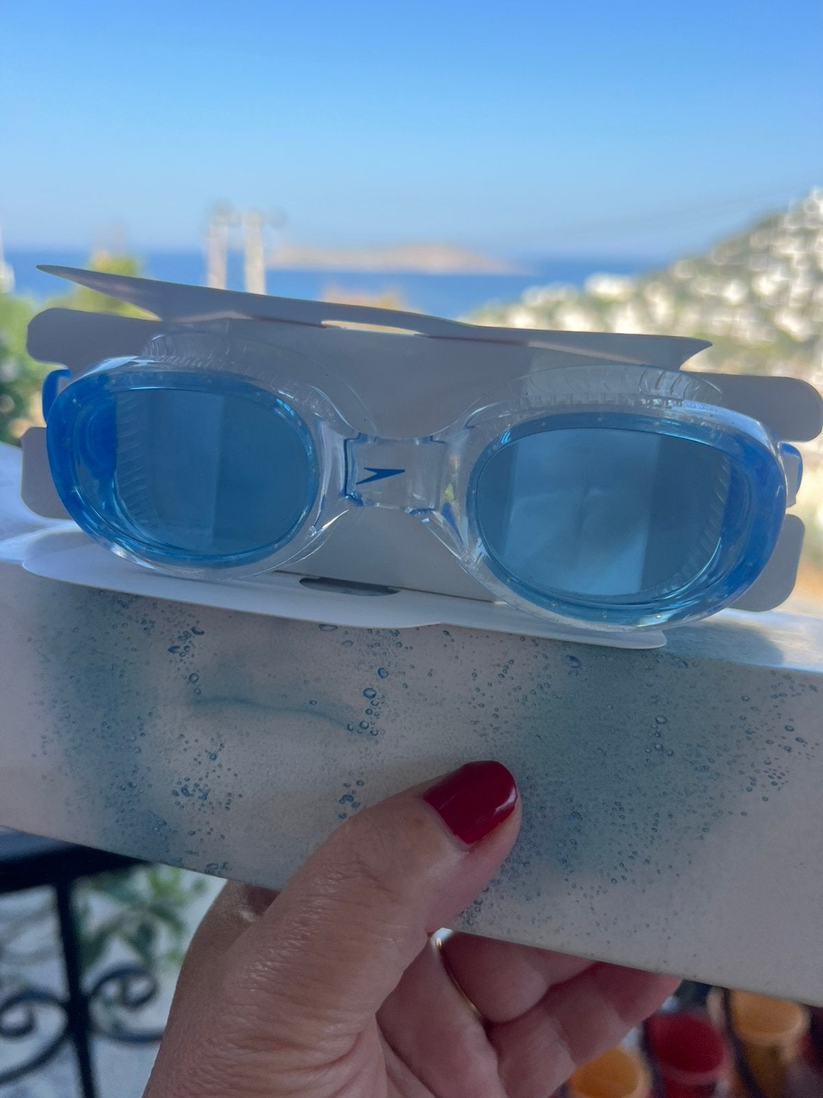 New/ Speedo Anti- Fog Futura Classic Zwembrillen, Ophalen of Verzenden, Blauw