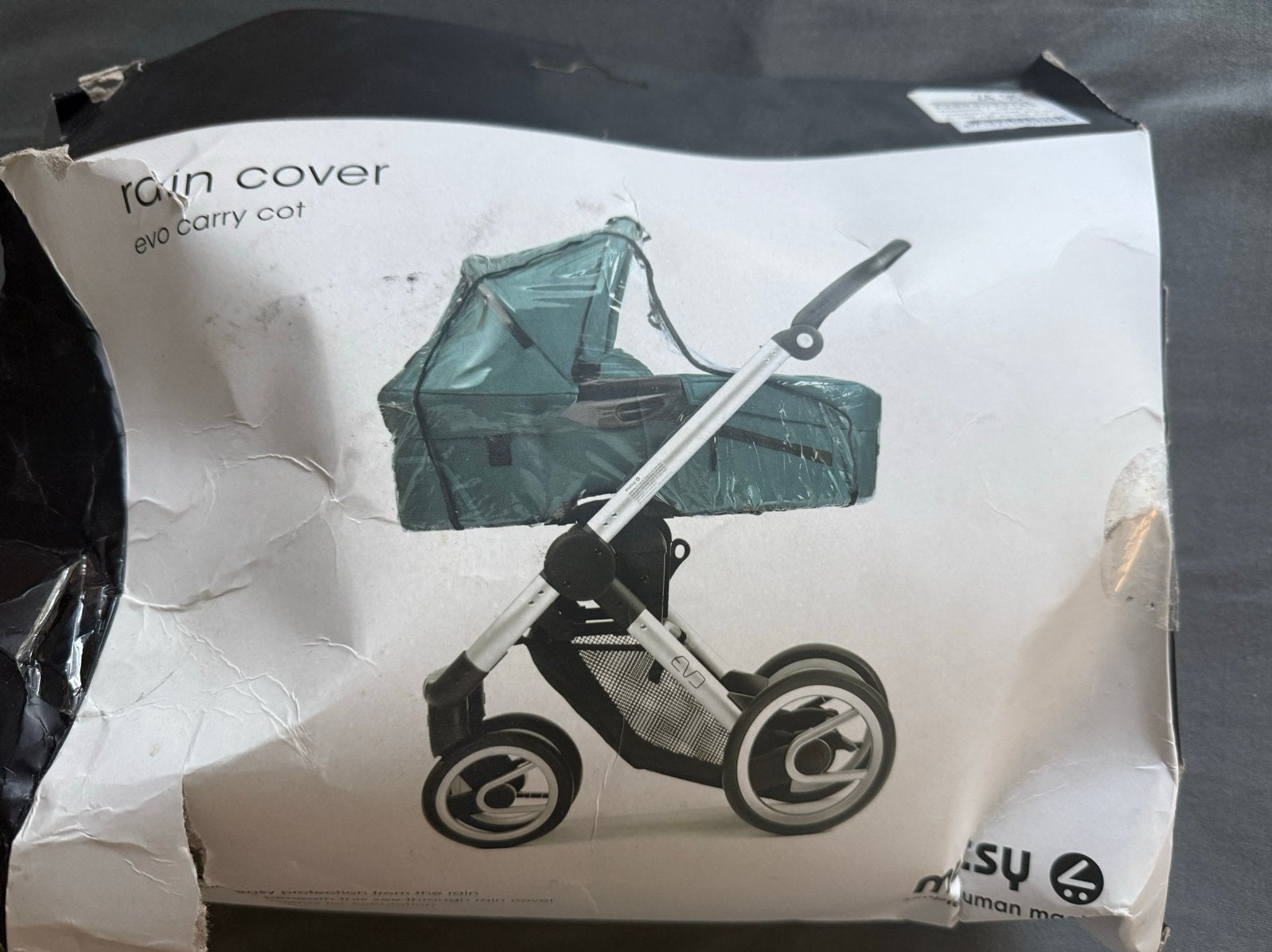 Mutsy Evo Reiswieg Regenhoes - Nieuw in doos, Ophalen of Verzenden, Nieuw, Kinderwagen, Mutsy
