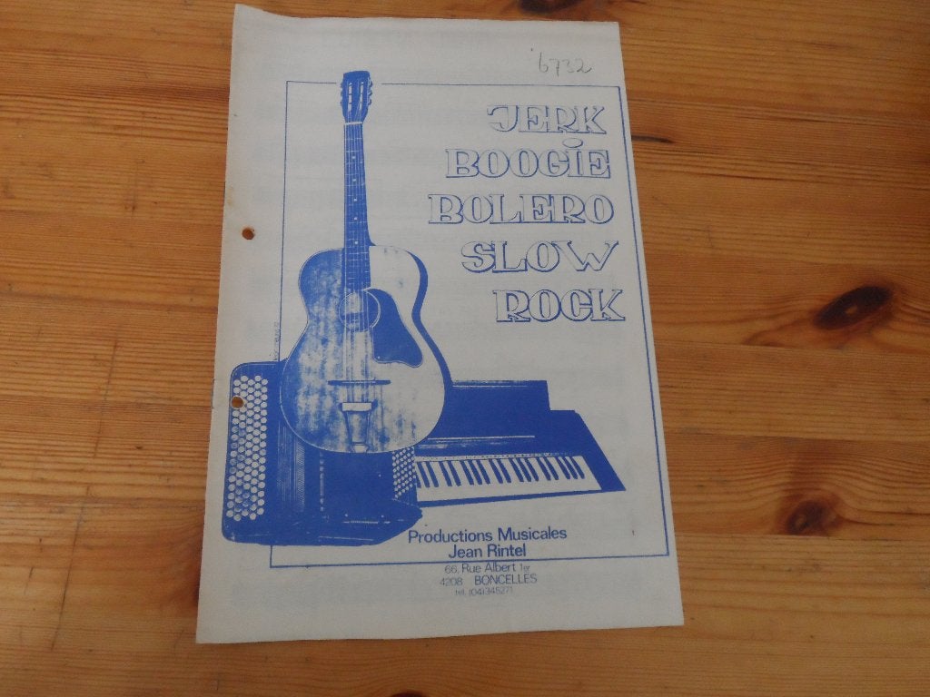 Jerk rintel - boogie bolero slow rock, Gebruikt, Ophalen of Verzenden, Gitaar, Artiest of Componist