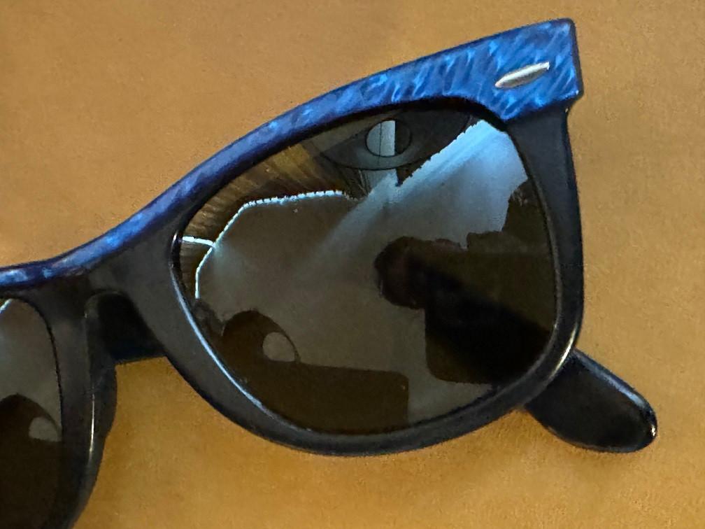 Vintage B&L Ray-ban Wayfarer BLUE Pearl street zonnebril W13, Sieraden, Tassen en Uiterlijk, Zonnebrillen en Brillen | Heren, Ray-Ban USA