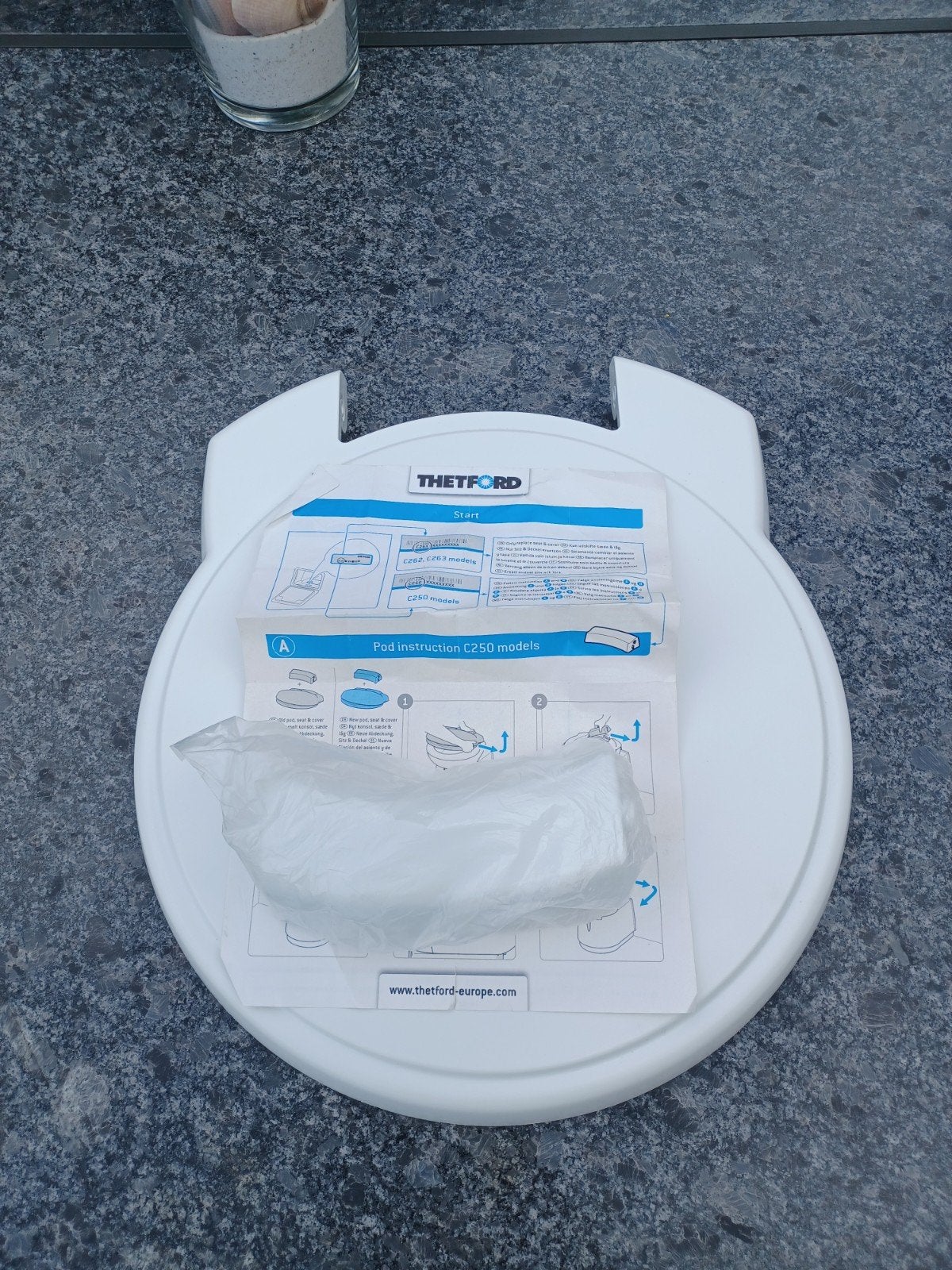 Toilet bril Thertford C 250 nieuwe, Caravans en Kamperen, Ophalen of Verzenden