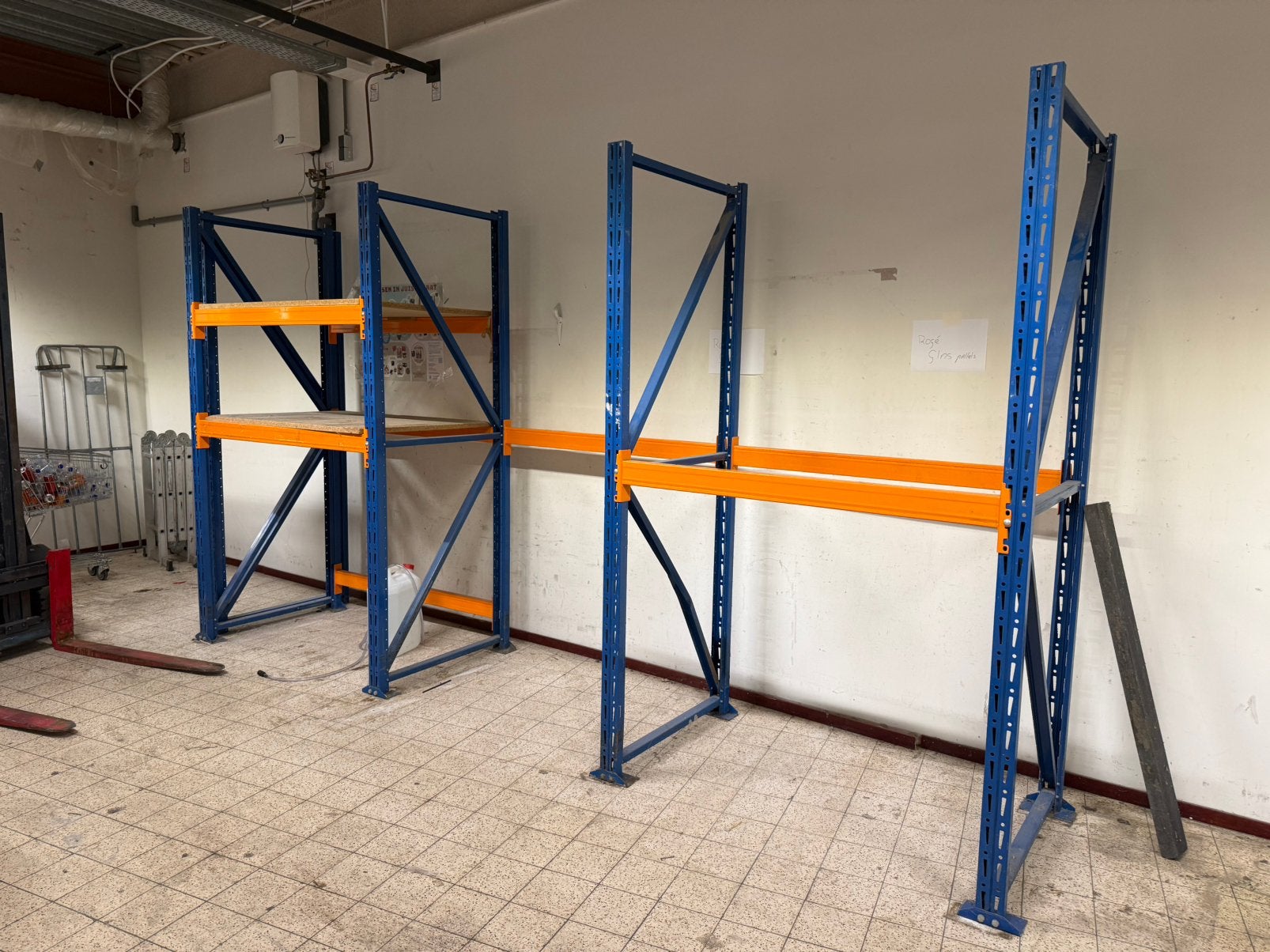 Palletstelling 240x135x90 cm | Magazijnstelling, Ophalen, Gebruikt