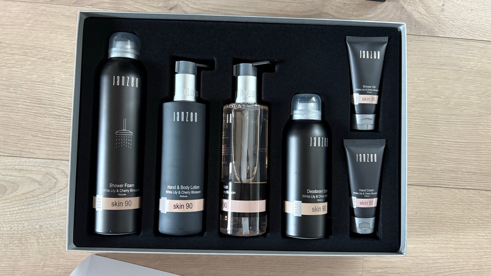 Janzen giftset skin 90 !NIEUW in doos!, Ophalen of Verzenden, Nieuw
