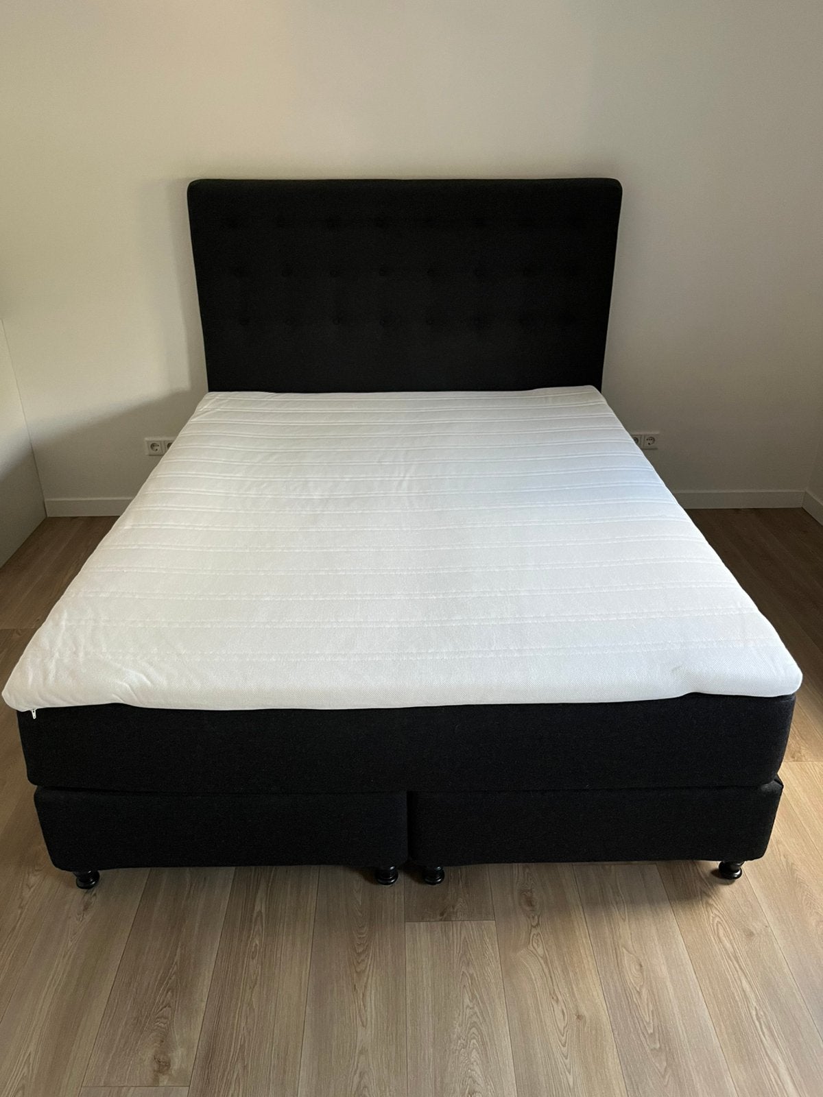 Boxspring 160x200, Ophalen, Zo goed als nieuw, Tweepersoons, 180 cm