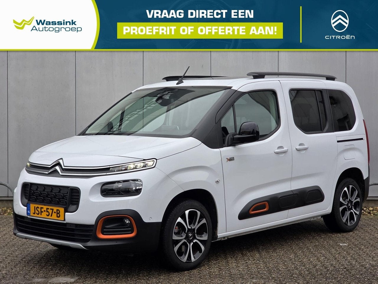 Citroën Berlingo XTR 130pk Shine Automaat I Panoramadak I S, Automaat, Gebruikt, 1199 cc, Parkeersensor