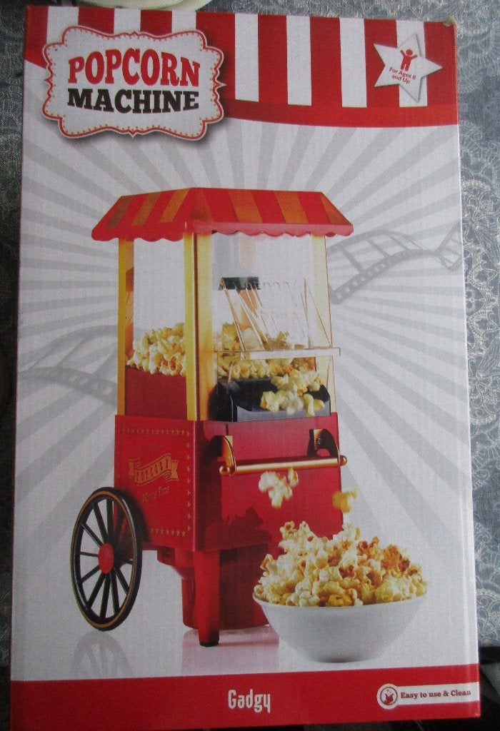 nieuw!!! Gadgy Popcorn Machine in leuke uitvoering !, Huis en Inrichting, Overige typen, Ophalen of Verzenden, Nieuw