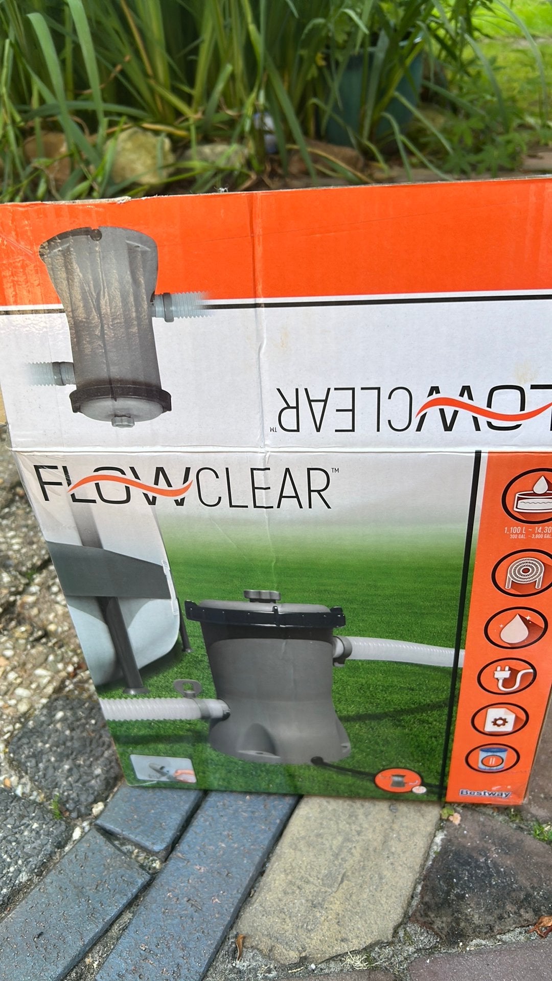Zwembadpomp flowclear, Ophalen, Minder dan 80 cm, Overige typen, Rond