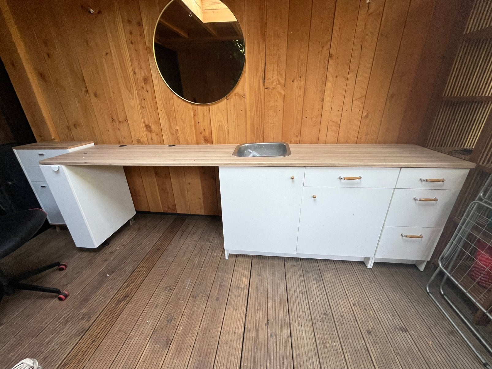Keuken/ kitchen cabinet/ kast, Ophalen, Enkelwandige keuken