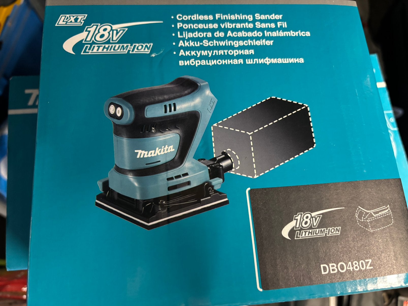 Makita, Doe-het-zelf en Verbouw, Gereedschap | Schuurmachines, Ophalen, Zo goed als nieuw, 1200 watt of meer, Overige typen