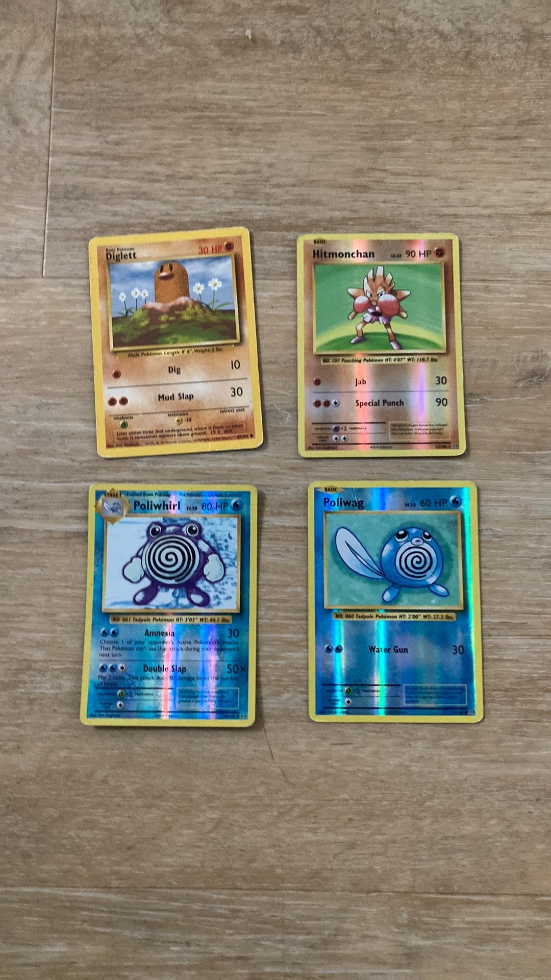Oude pokemon kaarten, Ophalen of Verzenden, Zo goed als nieuw, Meerdere kaarten