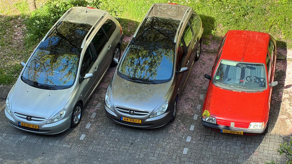 Peugeot 307 1.6 16V SW 2005 Beige, Auto's, Stof, Zwart, 4 cilinders, Beige