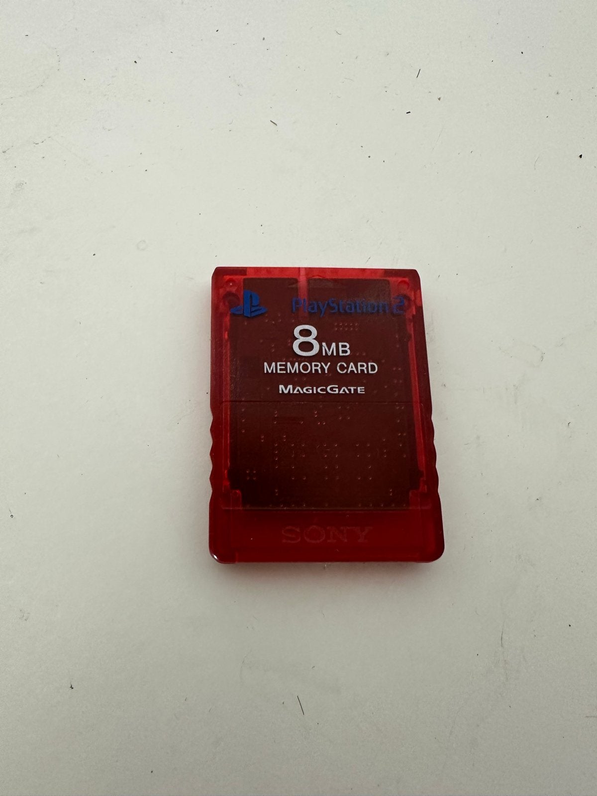 Sony PlayStation 2 8MB Memory Card - Rood, Ophalen of Verzenden, Gebruikt, Geheugenkaart, PlayStation 2