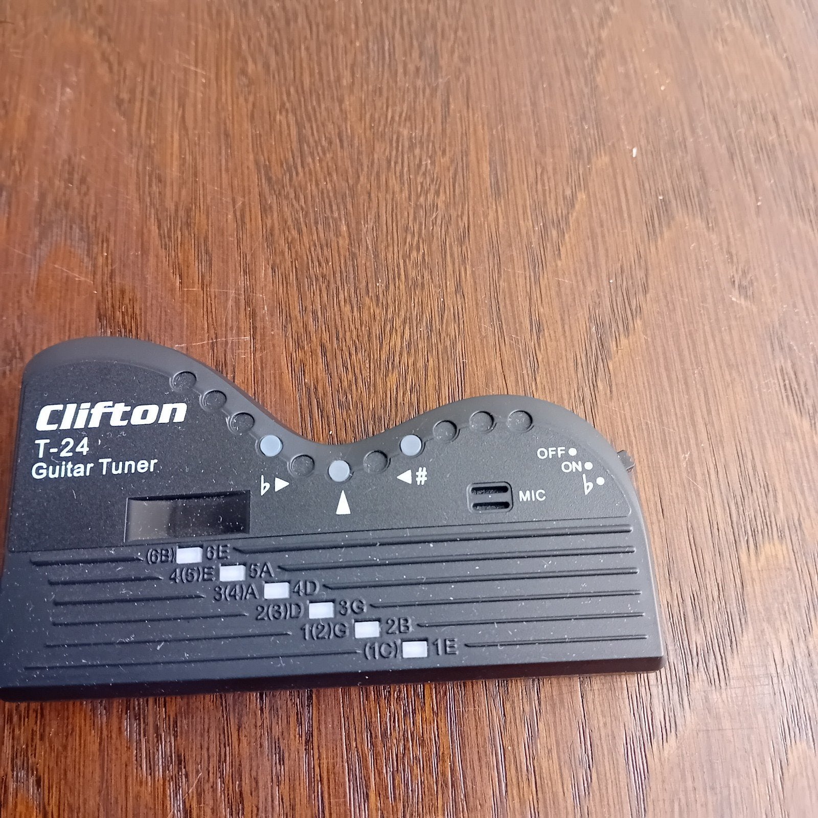 Clifton T-24 Gitaar Tuner, Muziek en Instrumenten, Ophalen of Verzenden, Gebruikt, Elektrische gitaar