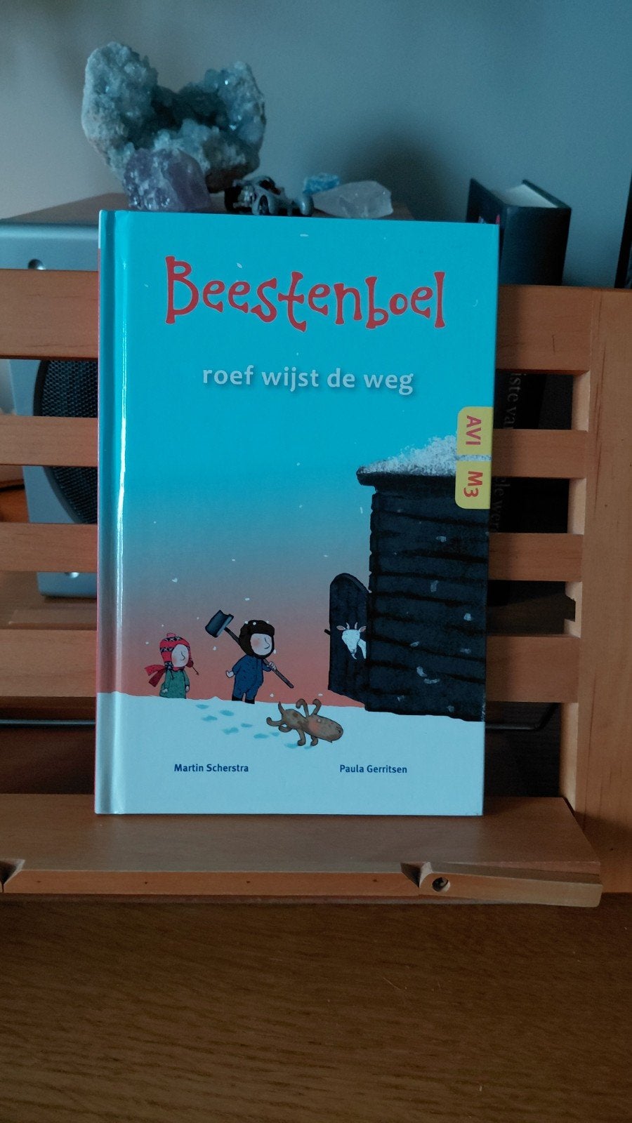 Beestenboel: Roef wijst de weg - AVI M3 kinderboek, Ophalen of Verzenden, Zo goed als nieuw, Martin Scherstra, Fictie algemeen