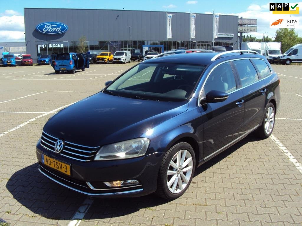 Volkswagen Passat Variant 1.6 TDI High Executive Line BlueMo, Voorwielaandrijving, Euro 5, Gebruikt, Zwart