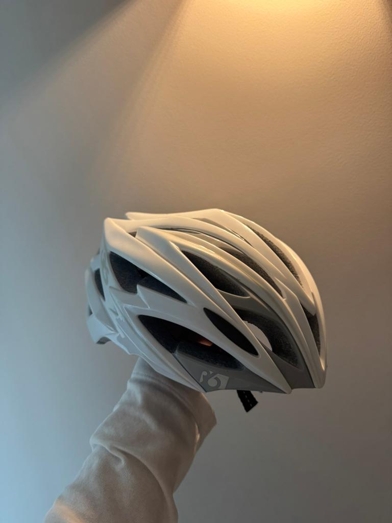 Fiets helm /wielren helm 36/Fitál wit maat S/M, Ophalen of Verzenden, Gebruikt, S, Heer of Dame