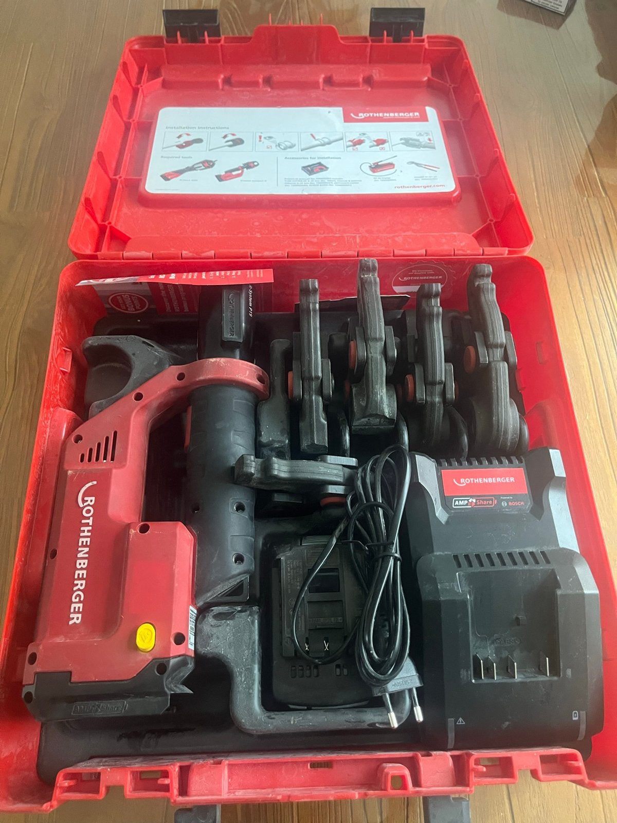 Rothenberger Romax Compact III AmpShare + 5 Persbekken |, Ophalen, Zo goed als nieuw, Overige typen, Overige merken
