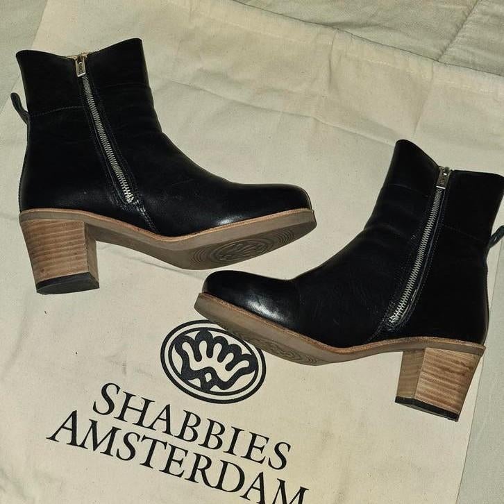 Nieuwe Shabbies Amsterdam laarzen - Maat 37, Shabbies Amsterdam, Verzenden, Zwart, Lage of Enkellaarzen