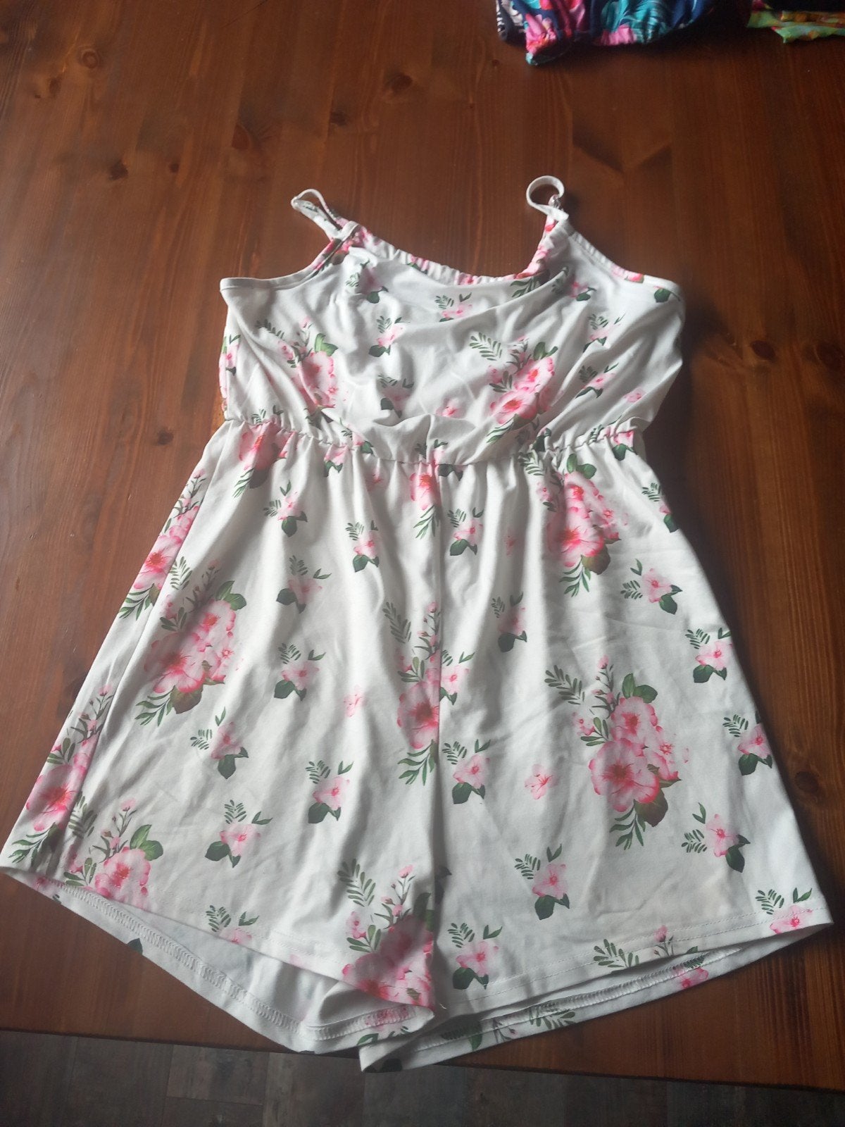Zomerse Playsuit met Bloemenprint - Maat 158, Kleding | Dames, Wit, Ophalen of Verzenden, Onbekend, Maat 34 (XS) of kleiner