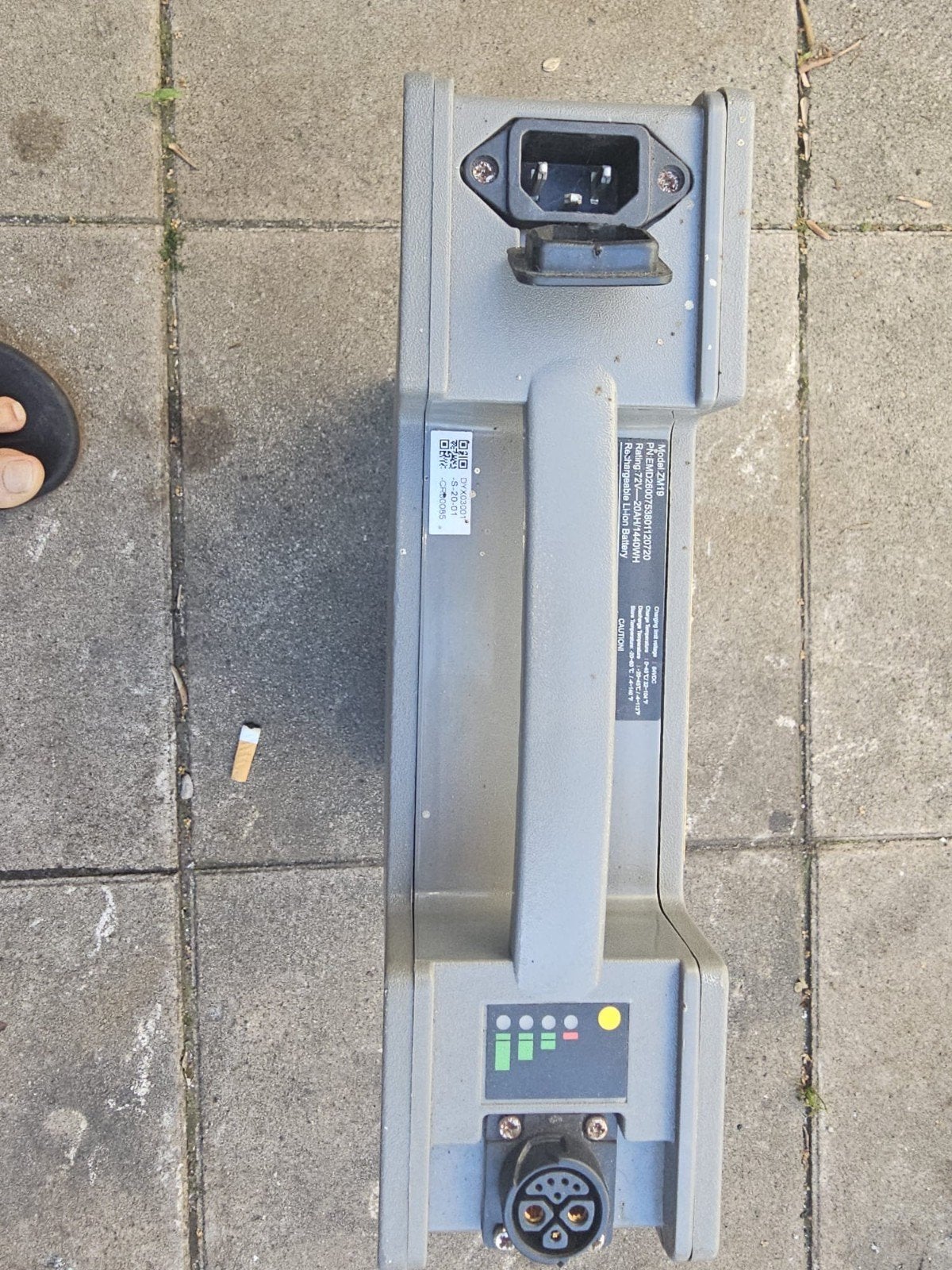 Elektrische scooter accu (gebruikt), Ophalen, Gebruikt