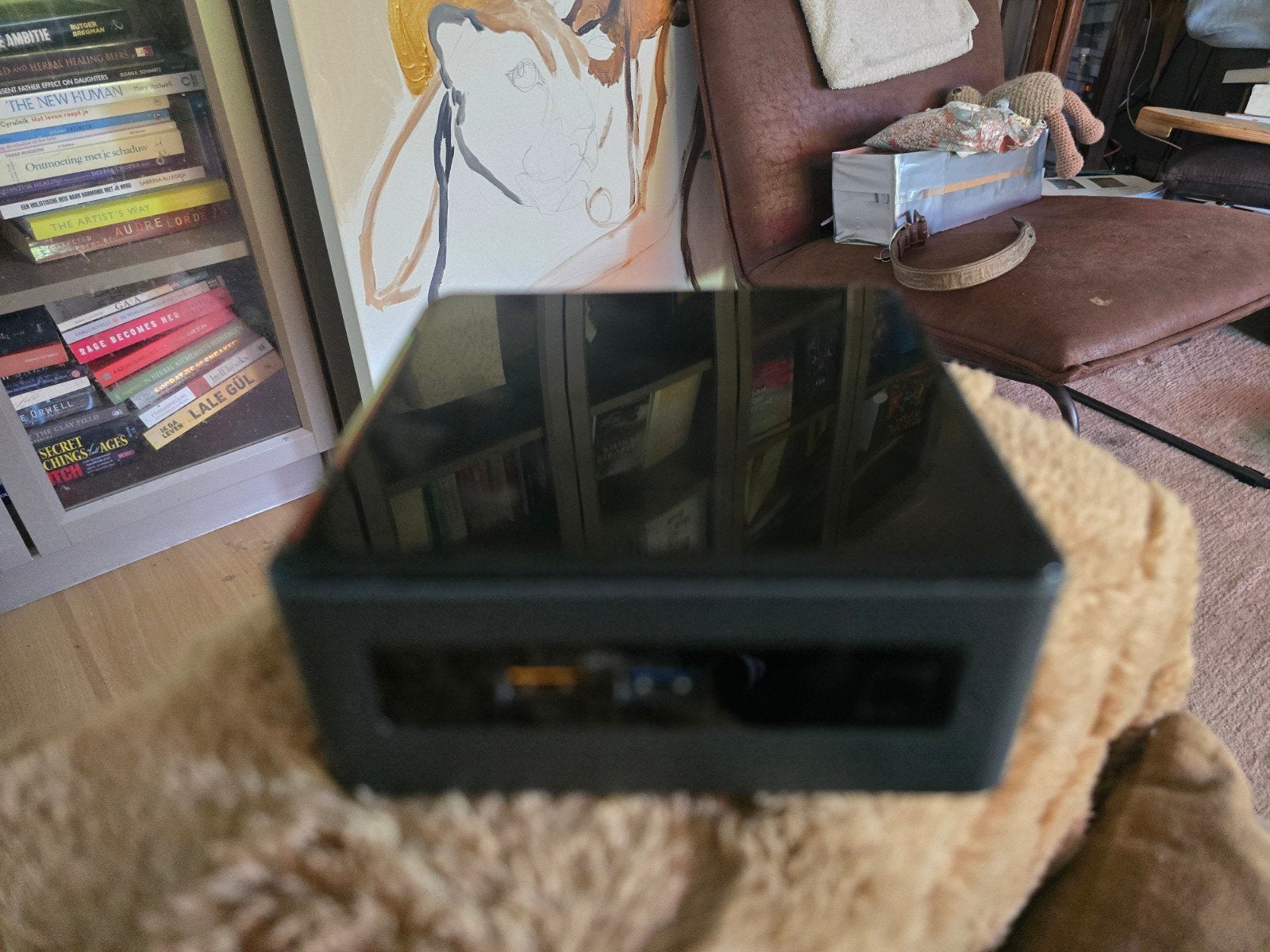 Mini PC met Intel NUC, 17" LCD scherm, toetsenbord en muis, Computers en Software, Gebruikt, 2 tot 3 Ghz, Met monitor, Intel NUC