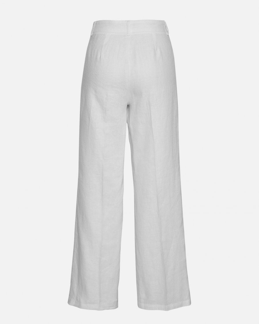 Msch Copenhagen mooie witte linnen broek mt 42 nieuw!, Kleding | Dames, Broeken en Pantalons, Wit, Maat 42/44 (L), Nieuw, Ophalen of Verzenden