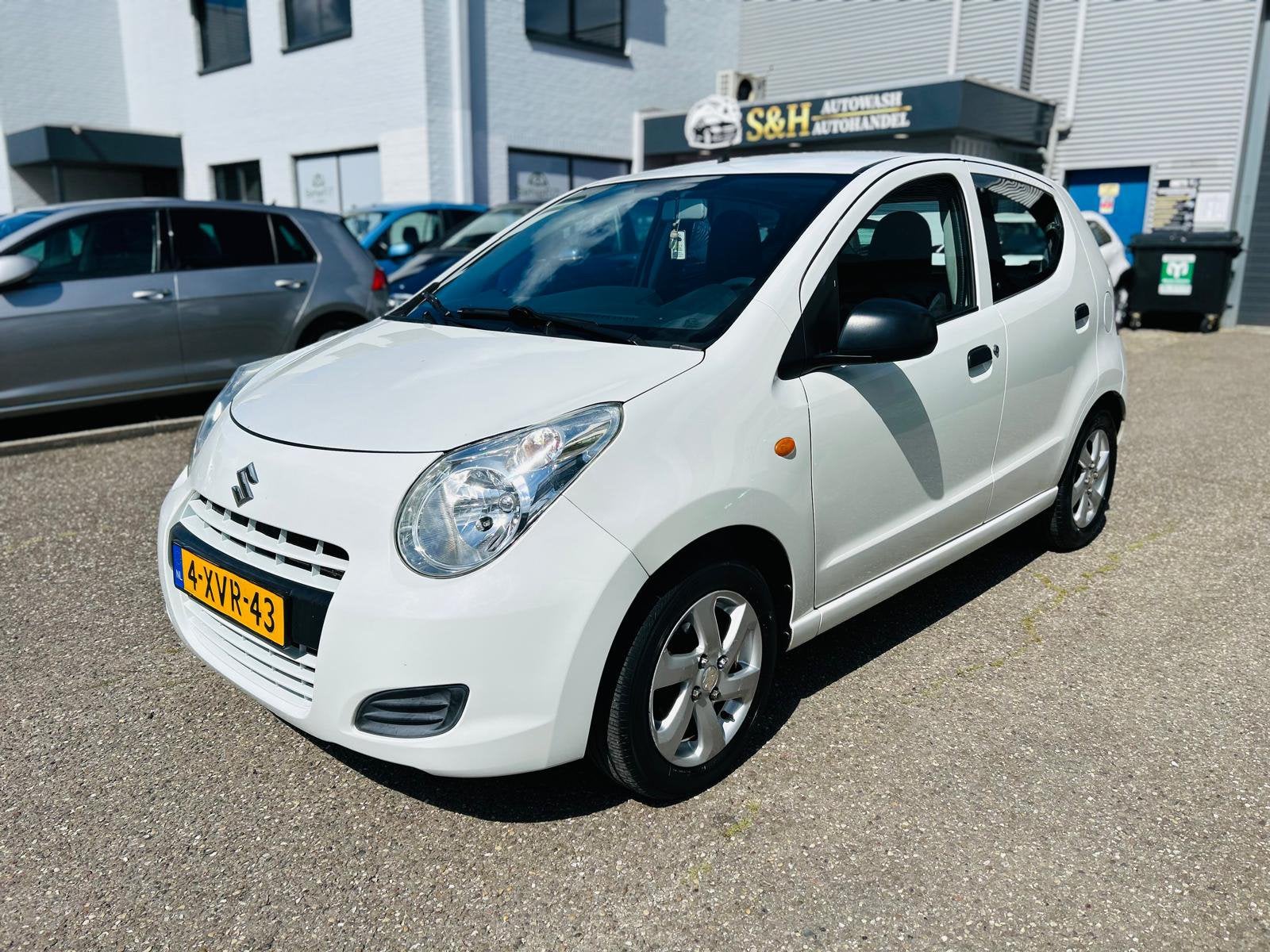 Suzuki Alto 1.0 Comfort VVT Bj 2013 Wit Automaat, Auto's, Euro 5, Stof, 4 stoelen, Bedrijf