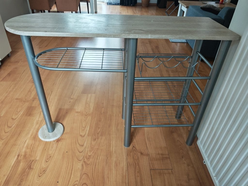 Keukeneiland / Bartafel, Ophalen, Gebruikt, 100 tot 150 cm, 50 tot 100 cm