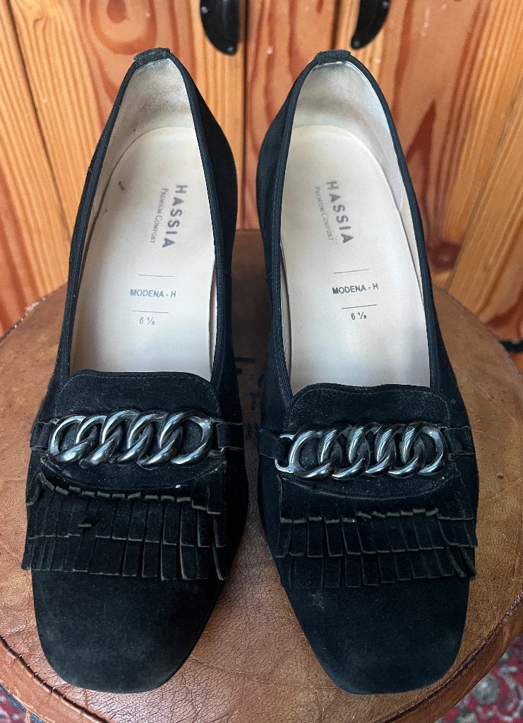 Hassia dames pumps zwart suède/leer maat 40 – wijdte H, Kleding | Dames, Schoenen, Hassia, Ophalen of Verzenden, Zo goed als nieuw