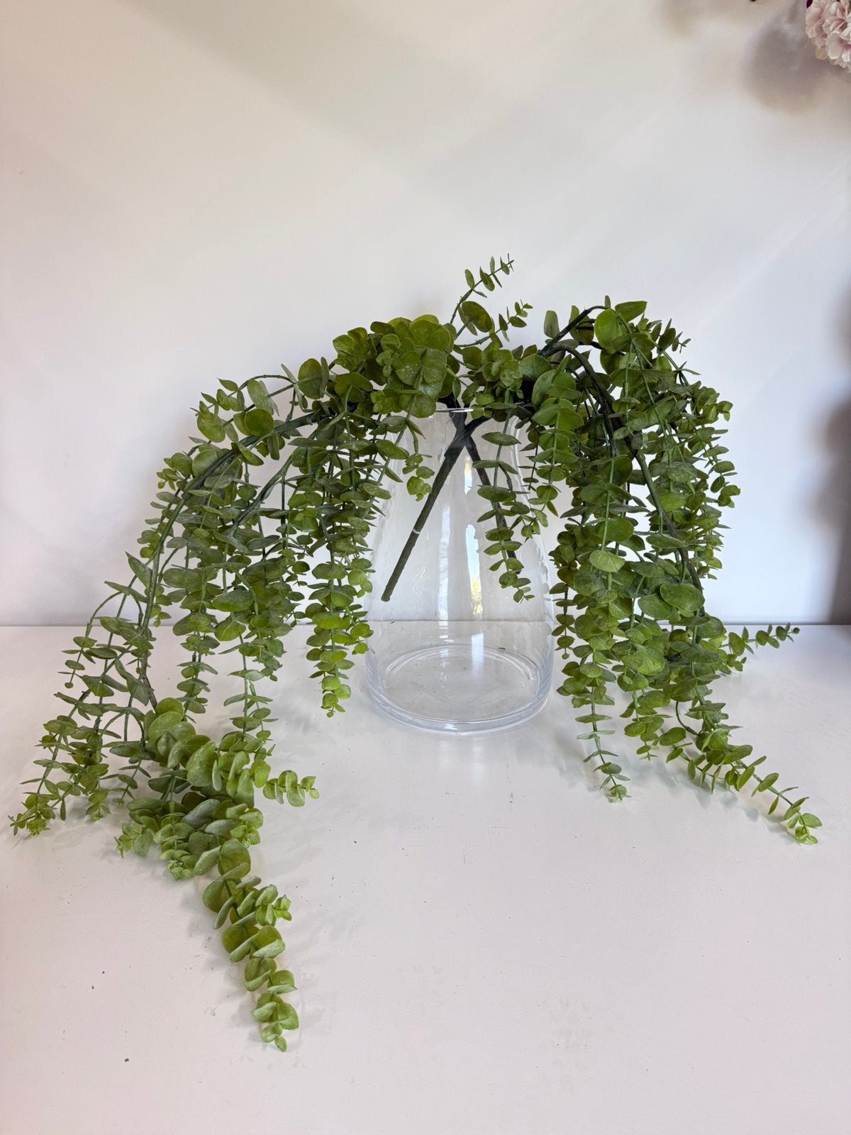 2 x kunst eucalyptus 120 cm, Groen, Nieuw, Ophalen of Verzenden, Kunststof