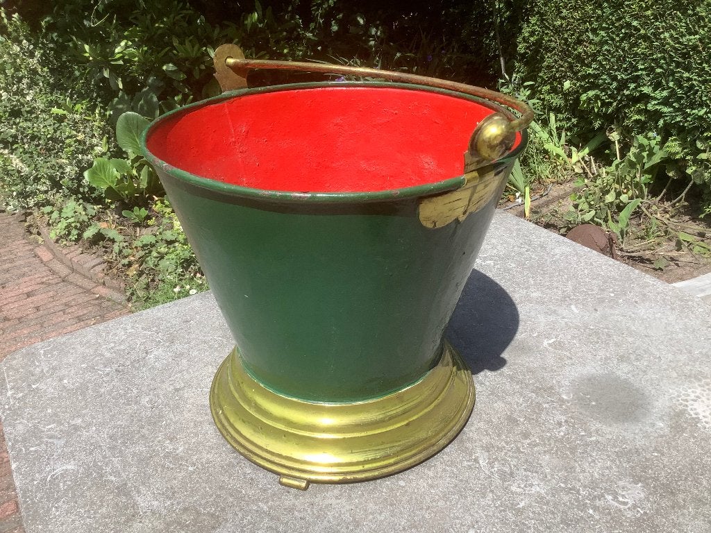 Decorative emmer, Ophalen, Gebruikt, Rond, Overige materialen